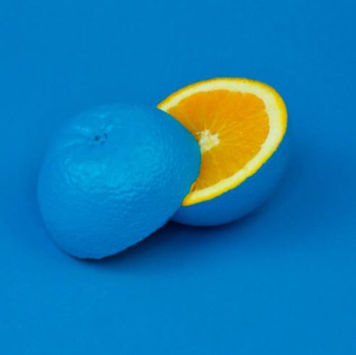 BLAU / ORANGE